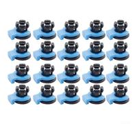 ComfyHarbor Lot de 20 clips de coupleur de tube en PTFE 4 mm Connecteurs pneumatiques pour impression 3D Accessoires pour PC4-01 PC4-M6 Hot End Matériau ABS