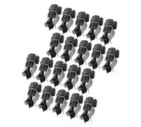 ComfyHarbor Lot de 20 goujons d'étanchéité, pour couvercle de culasse de moteur de voiture, compatible avec A4/, A6, A8, modèles N90642001 N90565301 en alliage plastique noir