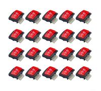 ComfyHarbor Lot de 20 interrupteurs de phare de moto, feux de croisement et feux de croisement, construction ABS pour Wave110 RS150, pièce de rechange pour visibilité de nuit