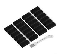ComfyHarbor Lot de 24/36 filtres de rechange EX201 pour Shark pour nettoyeurs CarpetXpert EX150/EX200/EX201/EX300, éponges en mousse lavables avec kit d'outils de brosse (24 paquets)