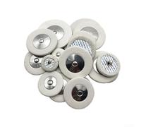 ComfyHarbor Lot de 25 coussinets de rechange professionnels en cuir pour saxophone ténor Marron/noir/blanc Tailles assorties pour réparation du vent Comprend des joints de trou sonore de 52 mm à 10 mm