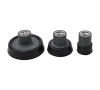 ComfyHarbor Lot de 3 supports de ponçage en PVC pour filetage M14 pour plaques de polissage en éponge de laine, machines rotatives