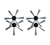 ComfyHarbor Lot de 4 brosses latérales en nylon et plastique durable compatibles avec SilverCrest M690 et pour aspirateur robot WAP W310, accessoires de rechange pour une efficacité de nettoyage en