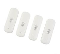 ComfyHarbor Lot de 4 capteurs d'humidité, hygromètre d'intérieur sans fil avec moniteur d'application, -20 °C à 60 °C, lien d'automatisation pour serre à domicile, bureau, 2,4 GHz