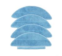 ComfyHarbor Lot de 4 chiffons de rechange en microfibre pour aspirateur robot MEDION X20 SW+ MD 11415 et X21 SW+ MD 11500, tampons de nettoyage robustes pour poils d'animaux