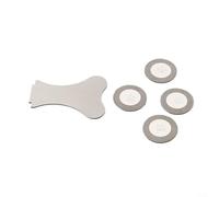 ComfyHarbor Lot de 4 disques transducteurs à disque en verre de 20 mm - Composants de rechange en céramique pour cheminée électrique Dimplex Opti-Myst - Convient pour humidificateurs ménagers et