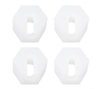 ComfyHarbor Lot de 4 écrous de rechange pour SodaStream pour Crystal 1.0 2.0 Source, ensemble de connecteurs en plastique anti-fuite, pour une installation facile du joint à gaz, blanc, lot de 4