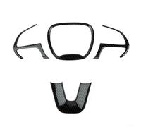 ComfyHarbor Lot de 4 housses de volant décoratives en fibre de carbone pour Challenger pour CHARGER 2015+, Durango 2014+, accessoires intérieurs en ABS