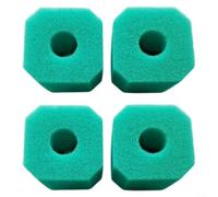 ComfyHarbor Lot de 4 tubes d'éléments filtrants verts en éponge pour V1/, S1/Pool Spa - Filtration efficace pour les médias - Kit d'entretien facile à installer et à nettoyer (vert, 4 pièces)