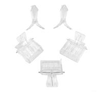 ComfyHarbor Lot de 5 attrape-abeilles en plastique transparent pour attraper et tenir les abeilles en toute sécurité lors de l'inspection de la ruche, léger