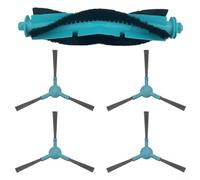 ComfyHarbor Lot de 5 brosses d'aspirateur pour robot avec rouleau principal et brosses latérales compatibles avec Conga 2499, Ultra Home, ATVEL pour SmartGyro R80 Base Pièces de rechange