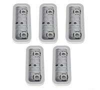 ComfyHarbor Lot de 5 coussinets en caoutchouc pour défonceuse centrale d'usinage CNC 120 x 50 x 17 mm avec trous de positionnement et fentes à billes flottantes pour maintenir la pièce en toute