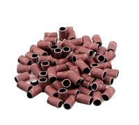 ComfyHarbor Lot de 50 tambours de ponçage à tête de meulage avec grain 80#, 120#, 180# pour outils rotatifs, travail du bois, perceuse à ongles, manucure et pédicure (180#)