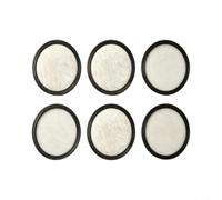 ComfyHarbor Lot de 6 cartouches filtrantes non tissées pour machine à café | Compatible avec les cafetières Mr. Cafetières, goût frais infusé, installation facile, 8,5 x 8,5 x 3 cm