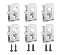 ComfyHarbor Lot de 6 crochets à clip de ceinture pour perceuse 20 V, remplace N268241 N169778, compatible avec CD980 DCD985 DCD780 DCF883, outil en acier avec vis