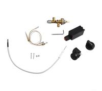 ComfyHarbor Lot de 7 pièces de rechange pour chauffage à gaz de terrasse, valve de commande en laiton massif, interrupteur d'inclinaison, thermocouple M8 de 600 mm, bouton poussoir d'allumage pour
