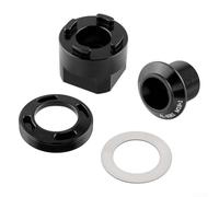 ComfyHarbor Lot de capuchons de manivelle de vélo avec vis et outil de démontage en alliage d'aluminium 6061 Taille M30 Pour DUB BB30 SRAM NX, GX, XX1, pour force, joint inclus, idéal pour réparation