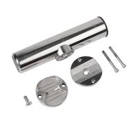 ComfyHarbor Marine Mate Support de rail en acier inoxydable pour Marine Mate - Support de canne à pêche réglable de 19 à 26 mm pour rails de bateau verticaux et horizontaux avec insert en caoutchouc