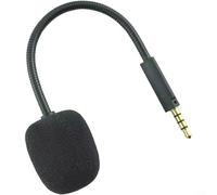 ComfyHarbor Microphone de rechange pour casque de jeu ROG Strix, microphone à perche antibruit avec prise TRRS 3,5 mm, accessoire de connecteur métallique flexible pour II, noir