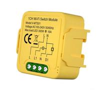 ComfyHarbor Module de relais Matter Smart Switch 16 A pour Tuya, contrôle local sans nuage, compatible avec la maison, pour SMARTTHINGS, Hub, interrupteur à distance WiFi pour domotique intelligente