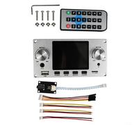ComfyHarbor Module décodeur audio sans perte, avec écran TFT de 2,8", prise en charge plein format, pour sortie numérique I2S, BT AAC/SBC, carte TF, carte son USB, entrée ligne, 7 scènes EQ (argent)