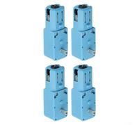 ComfyHarbor Moteur à engrenages en métal pour TT, boîte de vitesses CC 3 V-6 V avec rapport de réduction de 1:90, moteur à couple élevé de 110 tr/min pour robotique, voitures de bricolage, projets