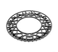 ComfyHarbor Mountainss Plateau de vélo avec protection de chaîne, alliage d'aluminium 104BCD pour 34T, 36T, 38T, design à dents étroites et larges CNC pour un changement de vitesse stable et un