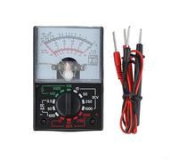 ComfyHarbor Multimètre analogique MF-110A, pour tension DC/AC 1000 V, courant 250 mA, test de résistance 1 K Ohm, compteur portable pour l'entretien électrique, laboratoires d'enseignement