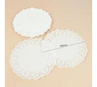 ComfyHarbor Napperons en pour papier Rond à Motif Dentelle pour Gateaux