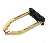ComfyHarbor Outil d'extraction de joint de cage à billes à 9 trous, extracteur de réparation automobile en acier au chrome vanadium pour sécuriser le retrait des joints CV, kit d'outils à main jaune