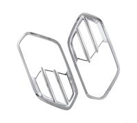 ComfyHarbor Paire de garnitures chromées pour feux de brouillard avant pour Ford Escape Kuga 2017-2019 ABS poli miroir extérieur bande décorative protège les feux de brouillard, installation facile