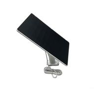 ComfyHarbor Panneau solaire 10 W pour caméra de sécurité, étanche IP65 pour alimentation extérieure avec supports réglables à 360°, silicium monocristallin haute efficacité pour USB