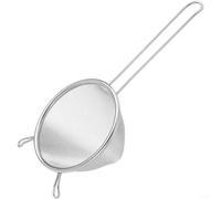 ComfyHarbor Passoire robuste en maille d'acier inoxydable, avec long manche, écumoire de cuisine, pour la préparation des aliments sans effort, les pâtes, les céréales, les haricots et les fruits dans