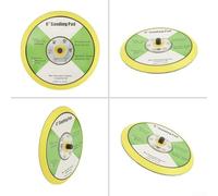 ComfyHarbor Patins de ponçage de 2,5 à 15,2 cm avec filetage M6/M8 pour ponceuses orbitales pneumatiques à double action, compatibles avec pierre artificielle, meubles, bois (15,2 cm)
