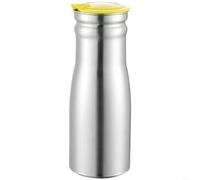 ComfyHarbor Pichet à eau en acier inoxydable, 1600 ml, carafe isotherme de grande capacité, distributeur d'eau froide 304 résistant à la rouille avec bec verseur facile, large ouverture pour (jaune)