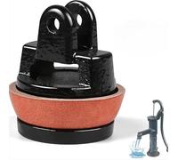 ComfyHarbor Piston de rechange en fonte pour pompe manuelle de type 75 avec joint en cuir, pour pompes de jardin, pompes de fontaine et autres applications de système d'eau, installation facile (A)