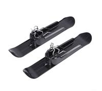 ComfyHarbor Planche de neige pour luge, fauteuil roulant, vélo, scooter, poussette, kit de plaques de ski en polypropylène pour roues de 15 à 30 cm, accessoire de sports d'hiver pour adultes