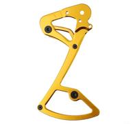 ComfyHarbor Plaque intérieure de dérailleur arrière électrique pour vélo Garbaruk NX, GX, X1 X01, Apex, Rival, Eagle, CNC 7075-T651 en alliage d'aluminium, noir (doré)