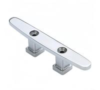 ComfyHarbor Poignée de bateau pliable à base creuse en acier inoxydable 316 poli à la main, matériel d'amarrage pour un amarrage sécurisé, design fendu pour une installation facile (20,3 cm)
