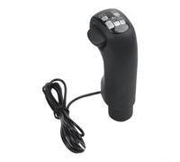 ComfyHarbor Pommeau de levier de vitesse USB pour G923 G29 G27 TH8A, haut et bas pour simulateur de course ETS2, pièce de rechange en plastique noir