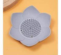 ComfyHarbor Porte-savon avec design de drainage, porte-savon auto-drainant en silicone robuste pour évier de salle de bain, pour un nettoyage facile, plateau antidérapant pour savon bio fait main