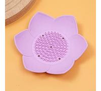 ComfyHarbor Porte-savon avec design de drainage, porte-savon auto-drainant en silicone robuste pour évier de salle de bain, pour un nettoyage facile, plateau antidérapant pour savon bio fait main