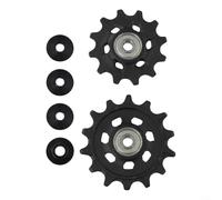 ComfyHarbor Poulie de guidage de roue 12 T + 14 T, pour SRAM pour dérailleur arrière Eagle 12 vitesses pour XX1 X01 pour GX SX en alliage d'aluminium Noir