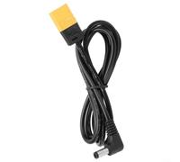ComfyHarbor, Pour câble d'alimentation FPV, pour adaptateur Xt60 mâle vers DC 5,5 mm femelle, cordon de connecteur à angle droit de 1,2 m, pour Skyzone pour Dji alimentation stable, vol réduit le