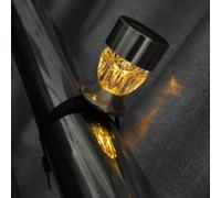 ComfyHarbor pour lumière Pelouse Acier Inoxydable pour déco pour lumière(Cable tie - Warm)