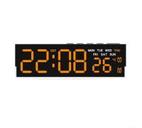 ComfyHarbor pour réveil Numérique LED Mural Multifonction avec Date