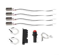 ComfyHarbor Poussoir Kit Allumage pour gaz pour weber pour facile Installer | Générateur 6 sorties haute pour puissance, étincelles constantes, boutons inclus, fils connecteurs fournis