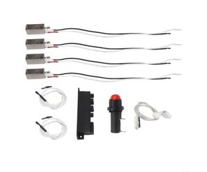 ComfyHarbor Poussoir Kit Allumage pour gaz pour weber pour facile Installer | Générateur 6 sorties haute pour puissance, étincelles constantes, boutons inclus, fils connecteurs fournis