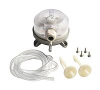 ComfyHarbor Pressostat différentiel d'air 20-500Pa Capteur de pression réglable pour ventilateur de ventilation CVC Contrôle du gaz non inflammable Gris (30-300 PA)