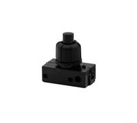 ComfyHarbor Pressostat intégré pour lampes 250 V 2 A, trou de montage de 10 mm, bouton poussoir marche/arrêt pour projets d'éclairage à faire soi-même, blanc ou noir